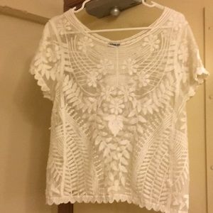 Beautiful White Decorative Top